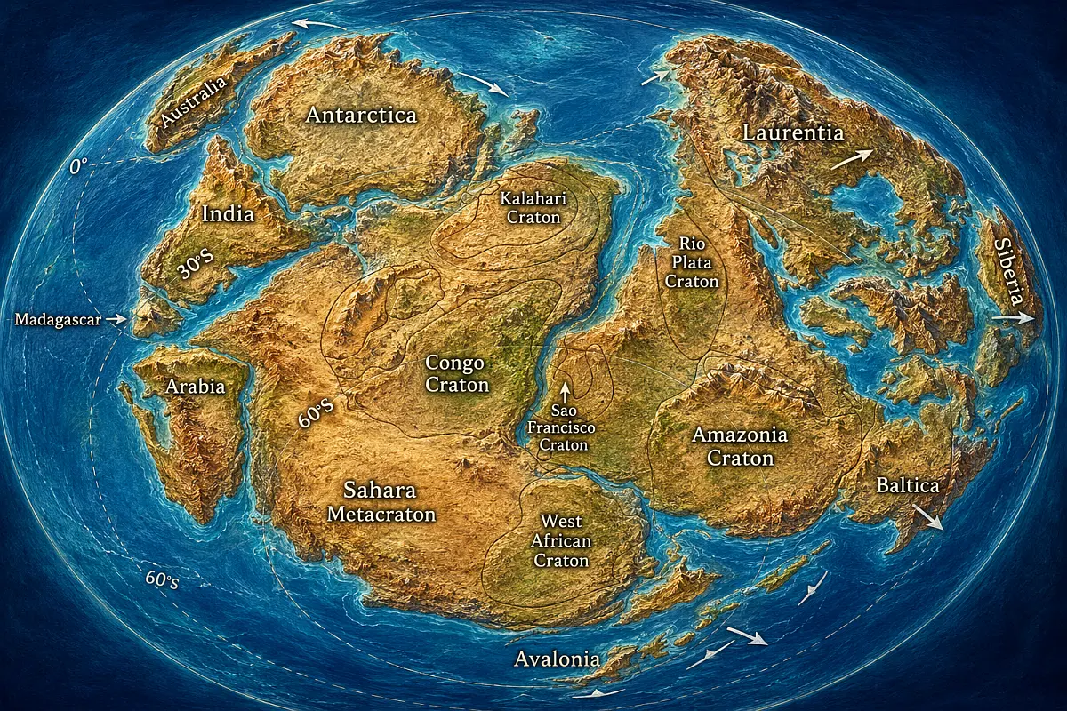 Rodinia - Supercontinent Precambrian